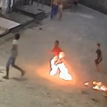 Criança é hospitalizada após sofrer que1maduras durante soltura de fogos de artifício em Alagoas
