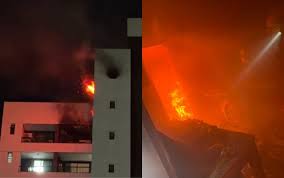 Incêndio atinge apartamento no bairro Jardins, em Aracaju