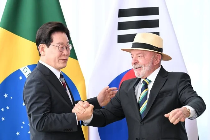 Lula recebe presidente da Coreia do Sul para reforçar parceria entre os países