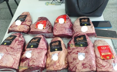 Suspeita é detida após tentativa de furto de mais de 14 kg de picanha em supermercado de Aracaju