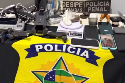 Dois jovens são presos por usar drone para enviar drogas e celulares a presídio em Tobias Barreto