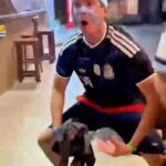Torcedor argentino é flagrado fazendo gesto racista durante comemoração em Morro de São Paulo