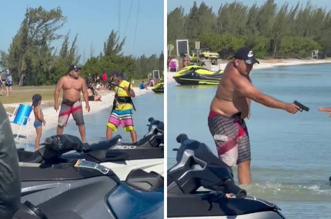 Homem armado ameaça praticante de kitesurfe durante discussão em praia de Arraial do Cabo