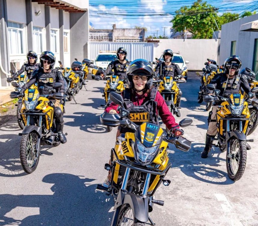 Prefeitura de Aracaju renova frota de motos da SMTT