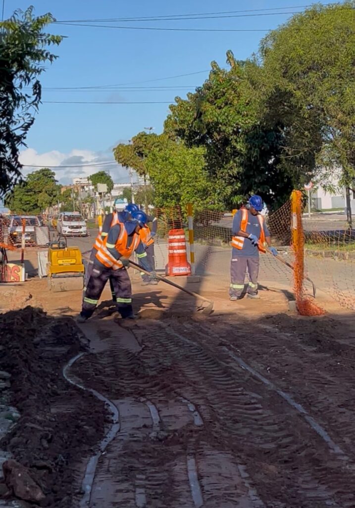 Obras de Adutora na Avenida Maranhão chegam a 50% de execução