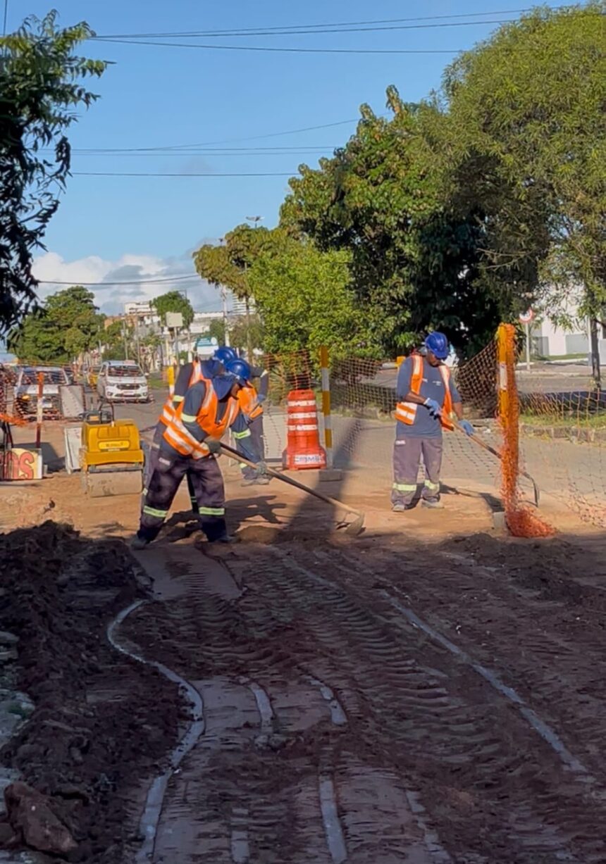 Obras de Adutora na Avenida Maranhão chegam a 50% de execução