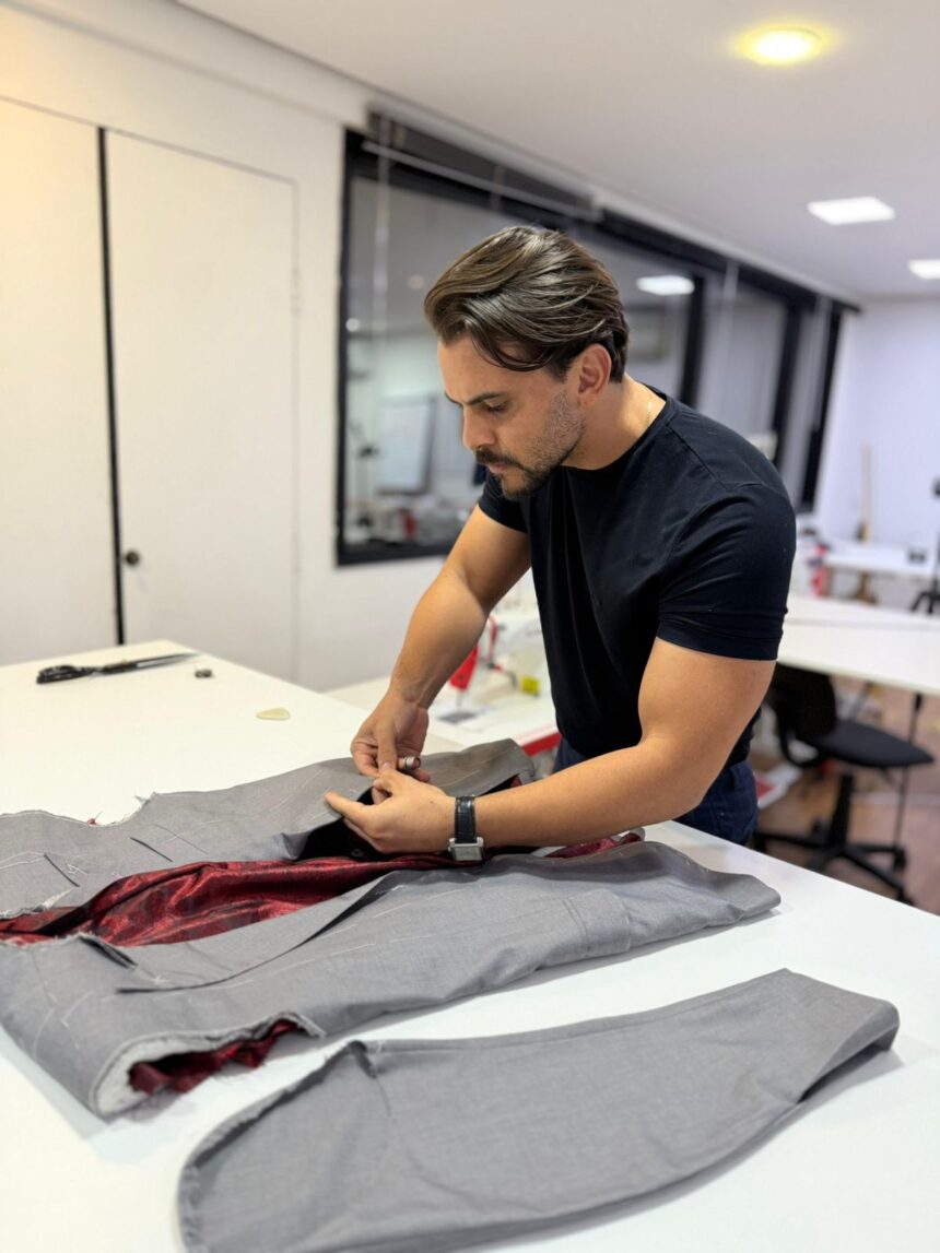 Referência em alfaiataria masculina, Leandro Andrade