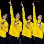 Brasil faz história e conquista ouro inédito no Mundial de Ginástica Rítmica