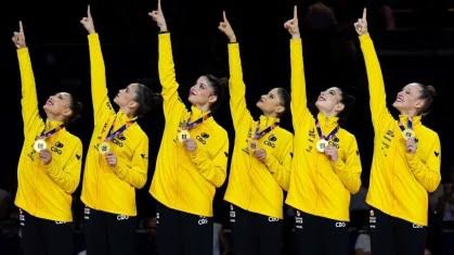Brasil faz história e conquista ouro inédito no Mundial de Ginástica Rítmica