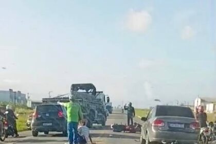 Acidente deixa motociclista morto na BR-235, em Itabaiana