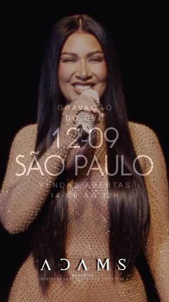 Simaria anuncia retorno aos palcos com gravação de DVD em São Paulo