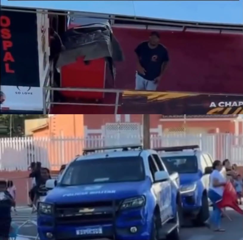 SuKita bate-boca com Policiais Militares em Capela