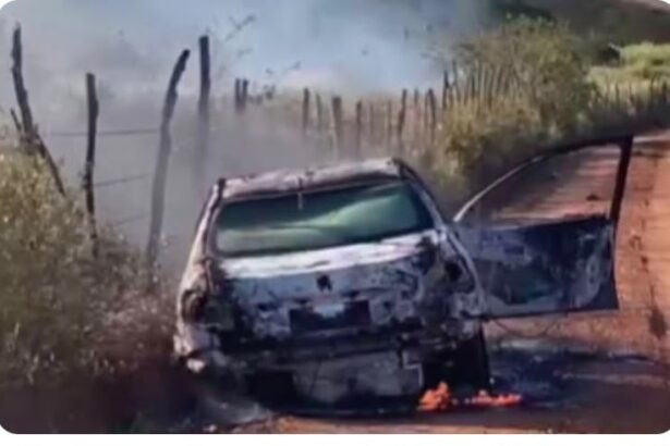 Motorista de aplicativo forjou um assalto e colocou fogo no próprio carro