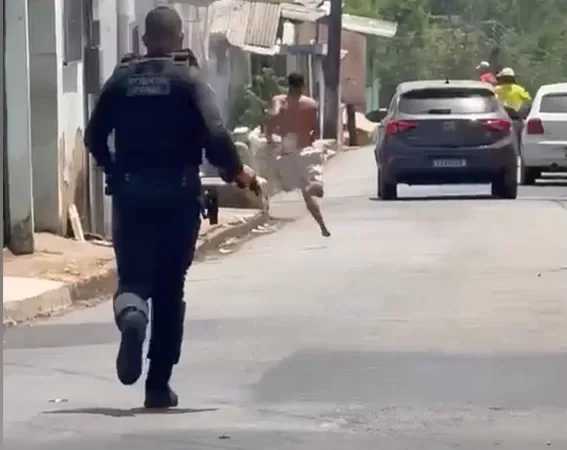 Homem baleado pela PMPA foge de hospital e é perseguido por agentes no PA