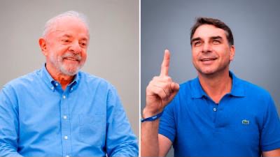 Flávio tem 48,2% contra 45,2% de Lula no 2º turno, aponta pesquisa Vox; no 1º turno, Datafolha mostra Lula com 42% e Flávio com 38%