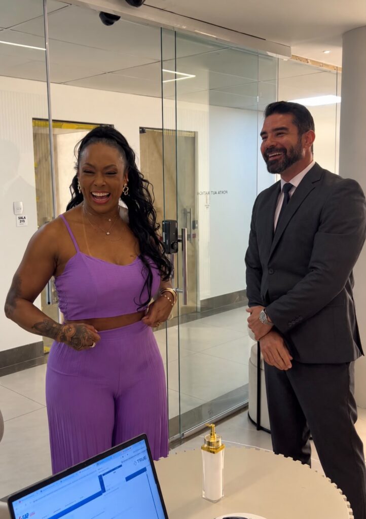 Musa Rosiane Pinheiro visita Aracaju para alinhamento com Dr. Marlon Batista,
