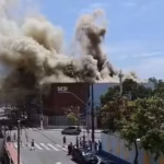 Incêndio atinge instalações do SESI em Vitória, no Espírito Santo